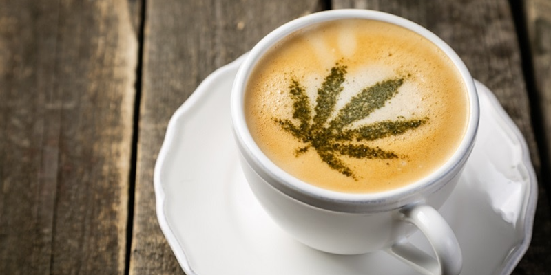 Cannabis coffee Oleksandra Naumenko shutterstock